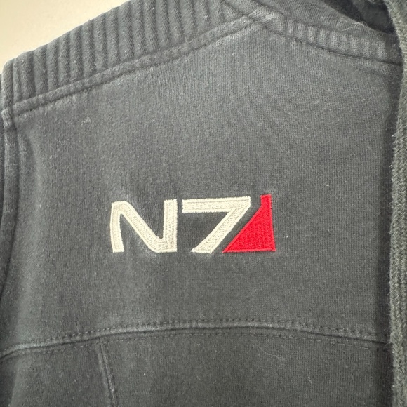 Mass Effect BioWare Adult Size S Hoodie Jumpsuit Cosplay Costume Bodysuit - Picture 2 of 8